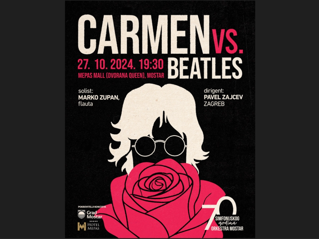 „S Carmen u susret Beatlesima“ na otvaranju sezone Simfonijskog orkestra Mostar