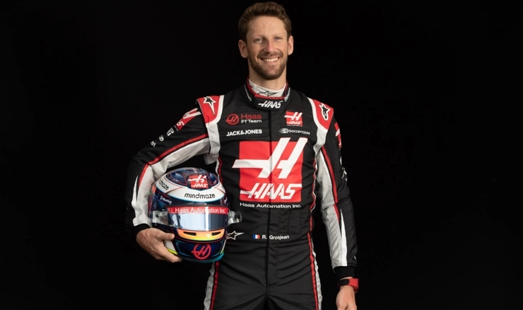 Grosjean pet godina nakon nesreće ponovno u F1 bolidu
