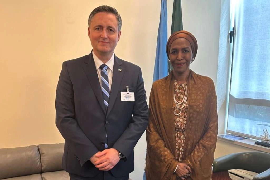 Bećirović razgovarao s ambasadoricom Fatimom Kyari Mohammed, šeficom misije Afričke unije u UN-u