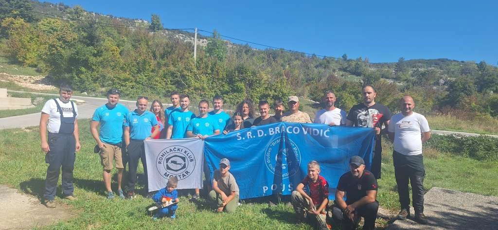 Prva ekološka akcija na jezeru Tribistovo pokraj Posušja