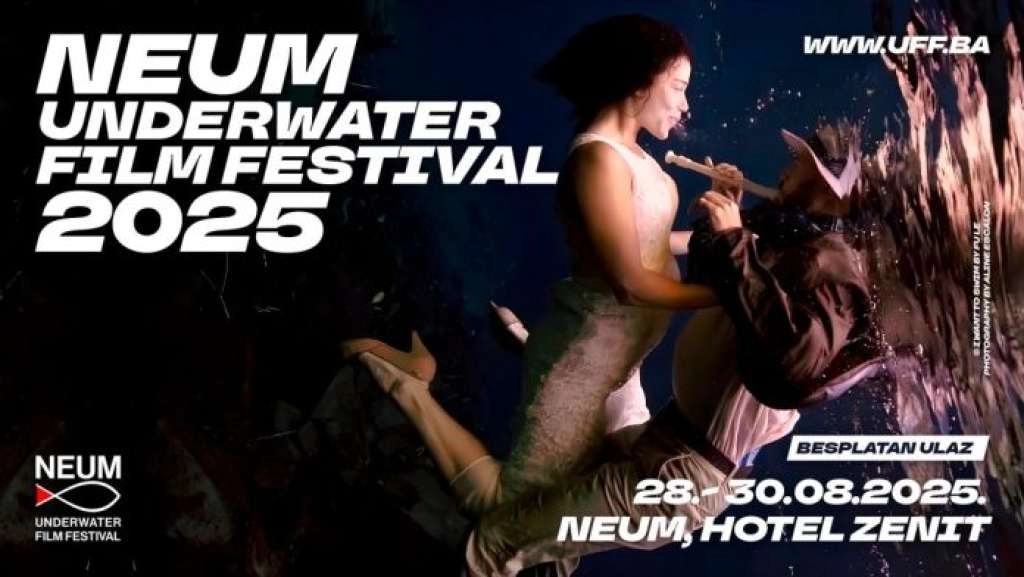 Neum Underwater Film Festival 2025 okuplja autore iz više od 90 zemalja
