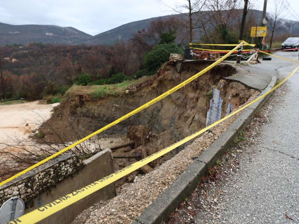 U tijeku sanacija klizišta Gorica uz cestu Mostar - Goranci
