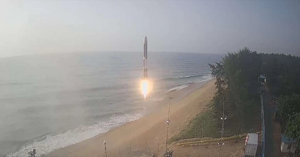 Indijski svemirski startup Agnikul lansirao drugu privatnu raketu u zemlji