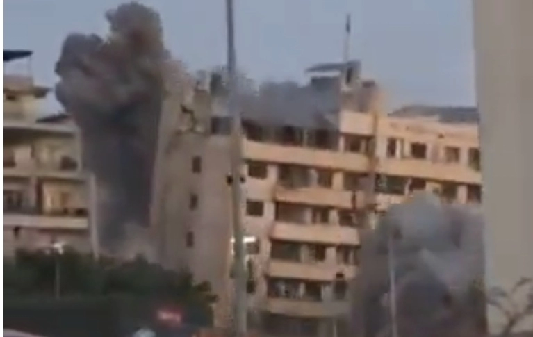 Izraelci pogodili zgradu u Bejrutu, nestala je u par sekundi