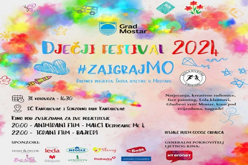 Mostar domaćin Dječjeg festivala #zaigrajMO