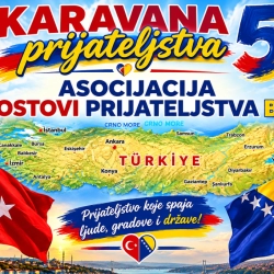 Peta Karavana prijateljstva iz BiH za Tursku danas polazi s 49 putnika iz deset gradova