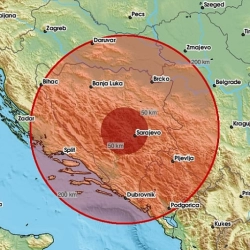 Zemljotres kod Sarajeva, osjetio se i u Zenici i Bugojnu