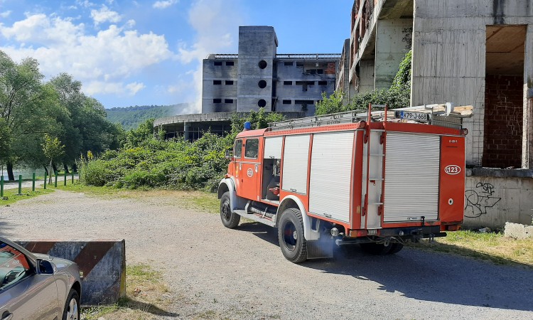 Migranti izazvali manji požar u Bihaću