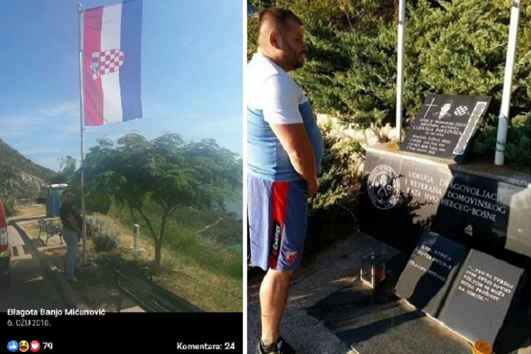 Otkriven identitet 'zapišavača' spomenika Ludviga Pavlovića i hrvatske zastave