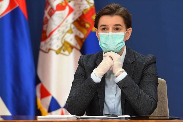 U Srbiji 20 umrlih od korone, Brnabić najavljuje još milijune doza cjepiva