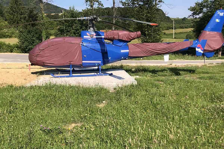 Helikopter Oružanih snaga BiH u akciji potrage za nestalim avionom