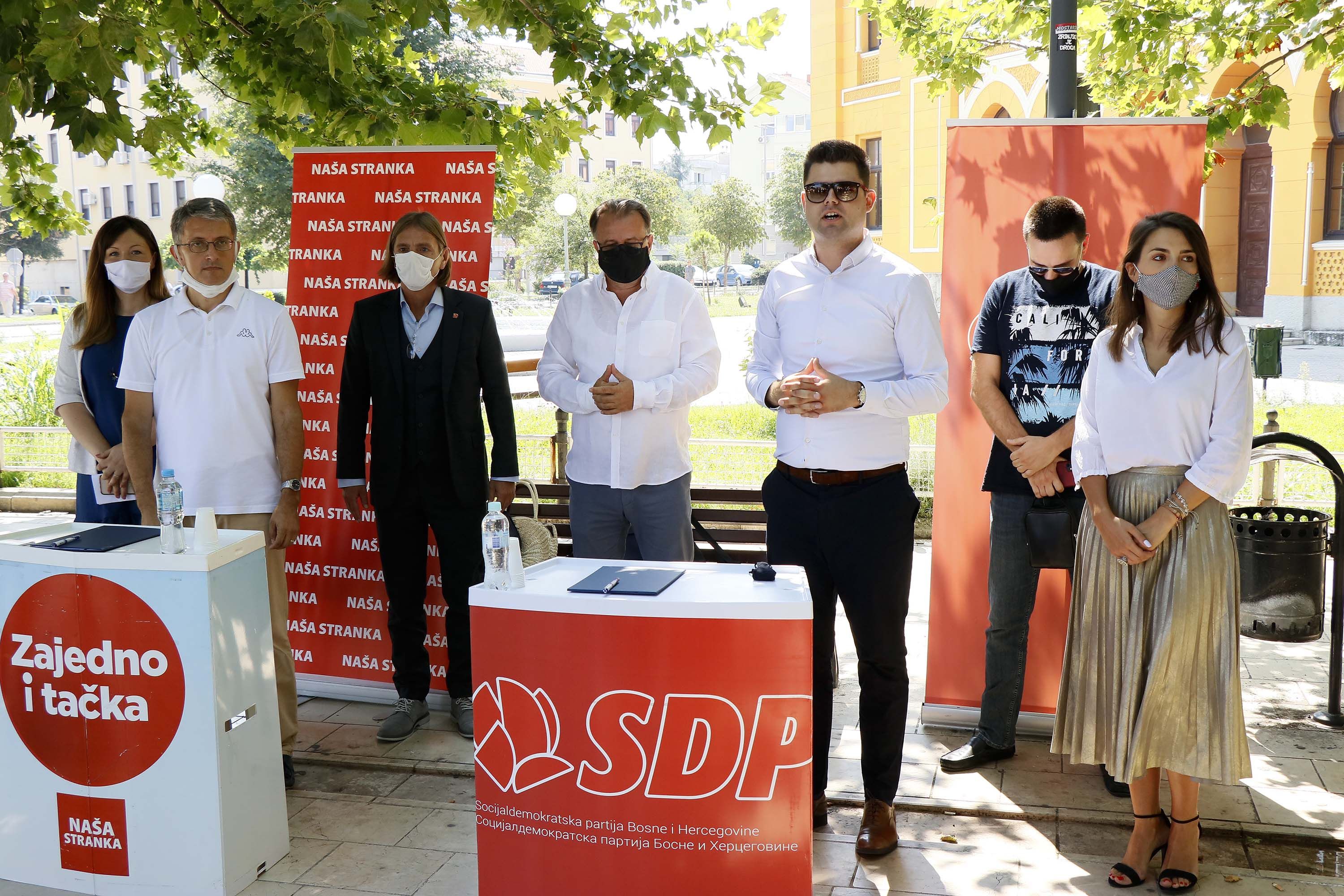 SDP i NS potpisali 'Mostarski sporazum'