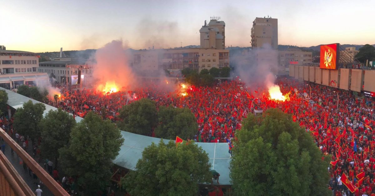 50.000 ljudi na skupu u Podgorici (VIDEO)