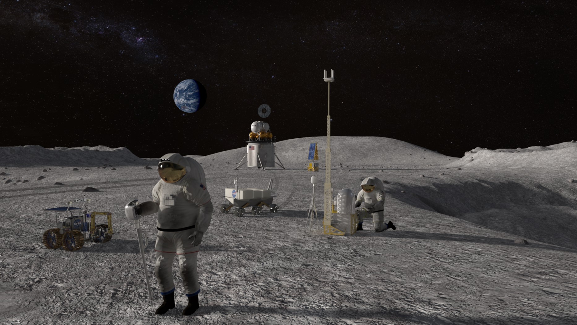 NASA planira mobilnu mrežu na Mjesecu