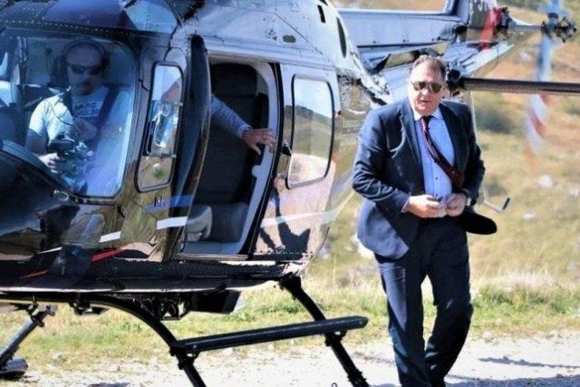 Za deset dana izborne kampanje  helikopter Vlade RS 7 puta letio na skupove SNSD-a