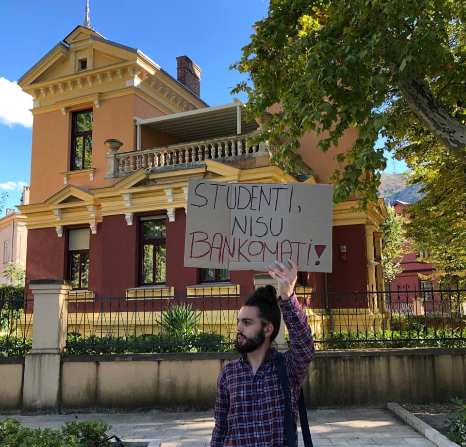 Studenti mostarskog sveučilišta izlaze na ulice