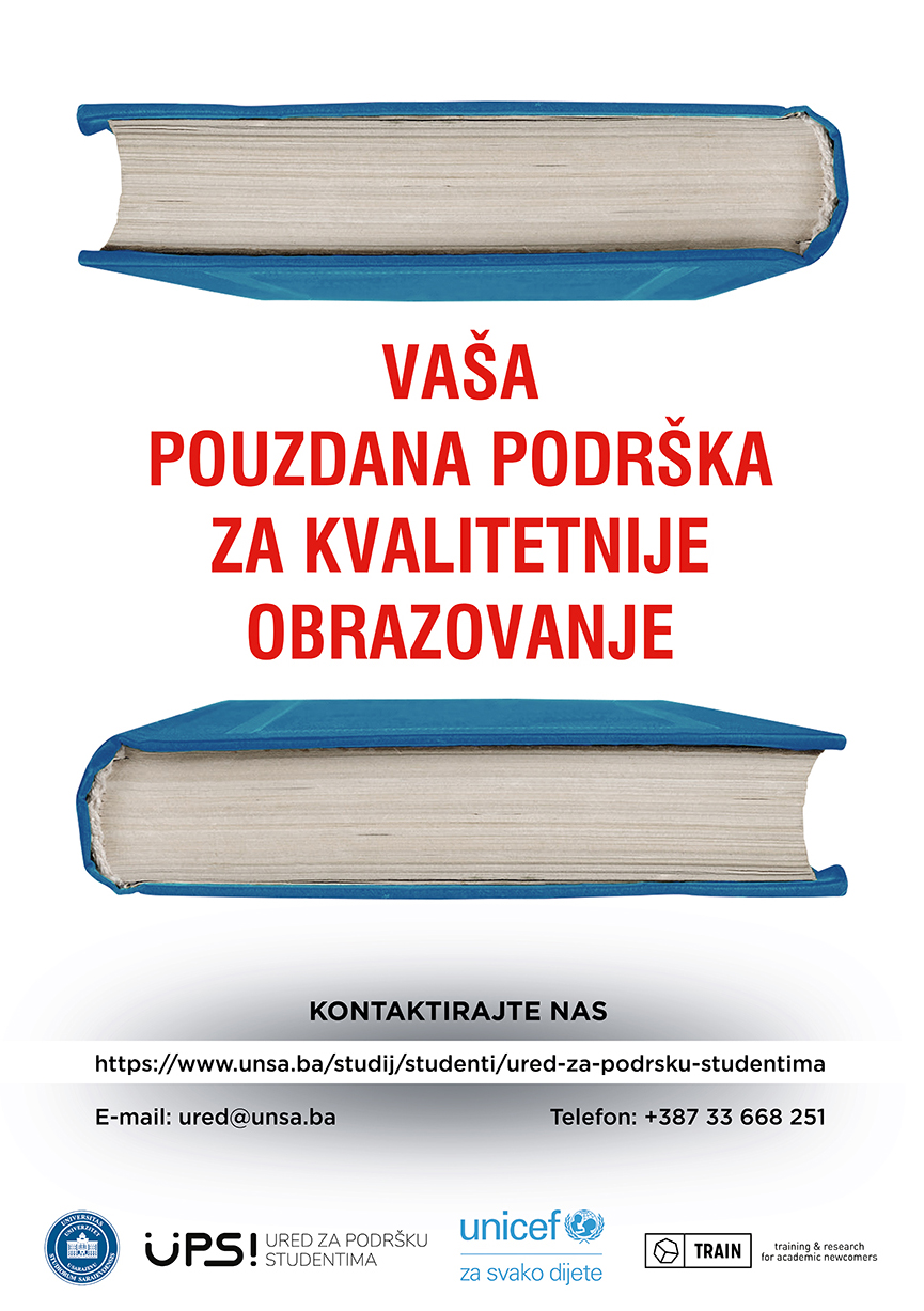 Ured za podršku studentima (UPS!) Univerziteta u Sarajevu obilježio drugu godišnjicu uspješnog rada