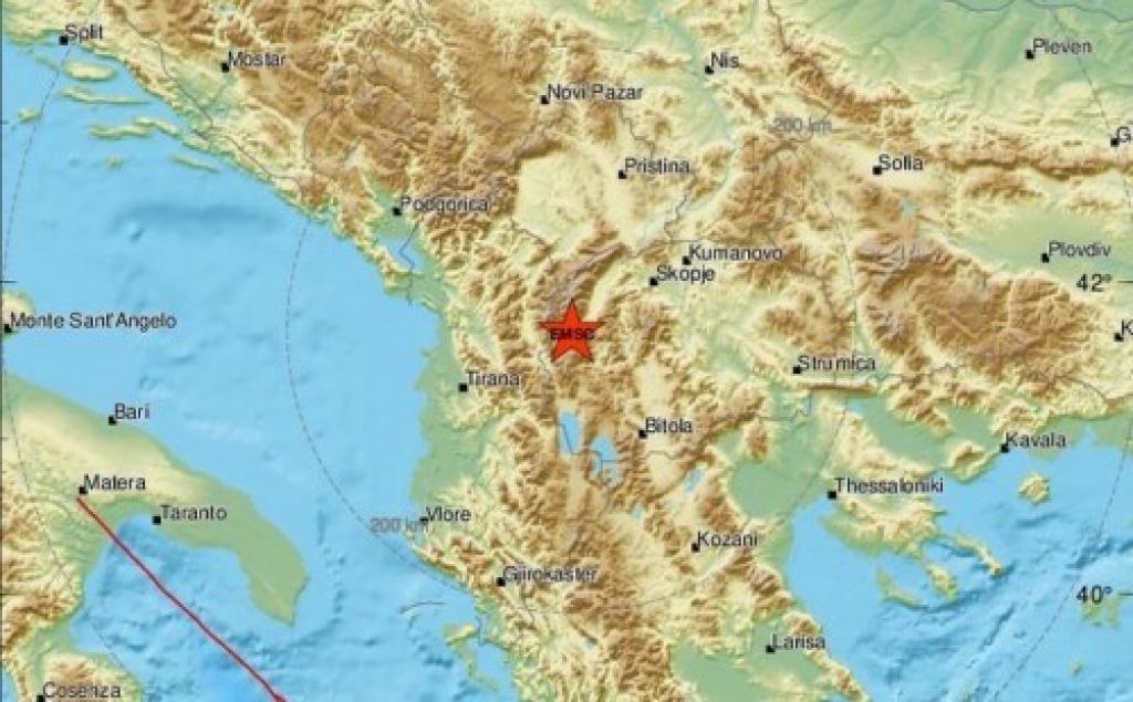 Novi potres uznemirio stanovništvo Sjeverne Makedonije