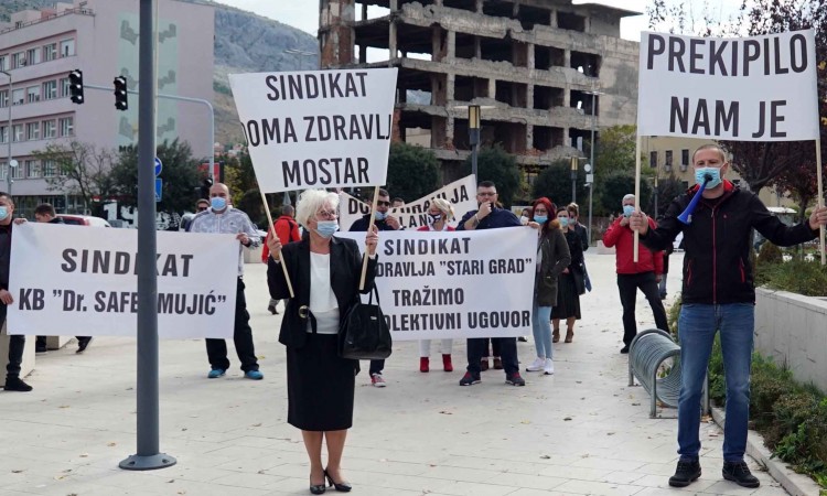 Sindikati zdravstva HNŽ krajem tjedna donose odluku o generalnom štrajku