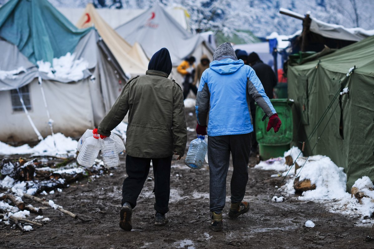 Migranti ponovno napravili kaos u kampu u Blažuju