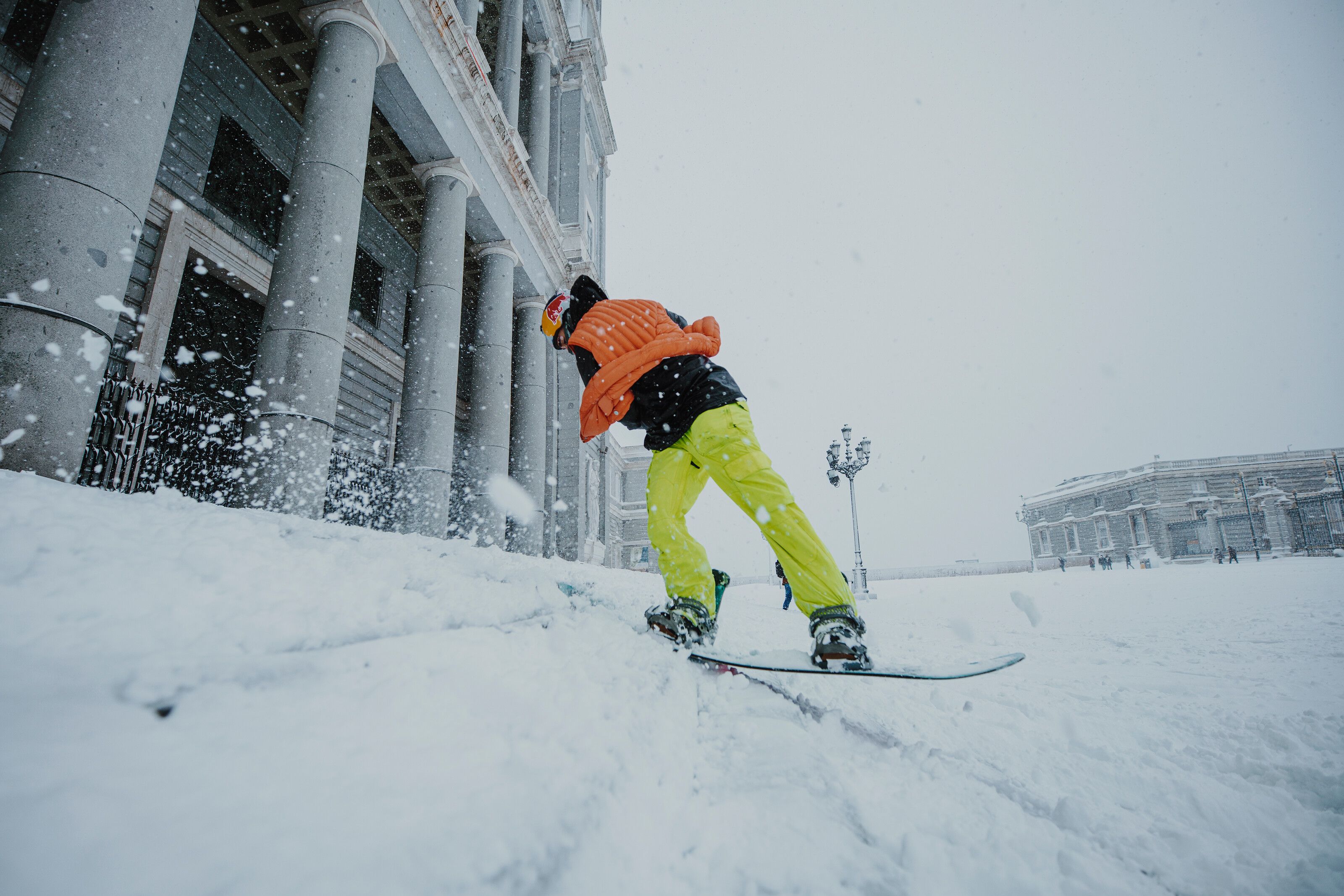 Snowboard na ulicama Madrida