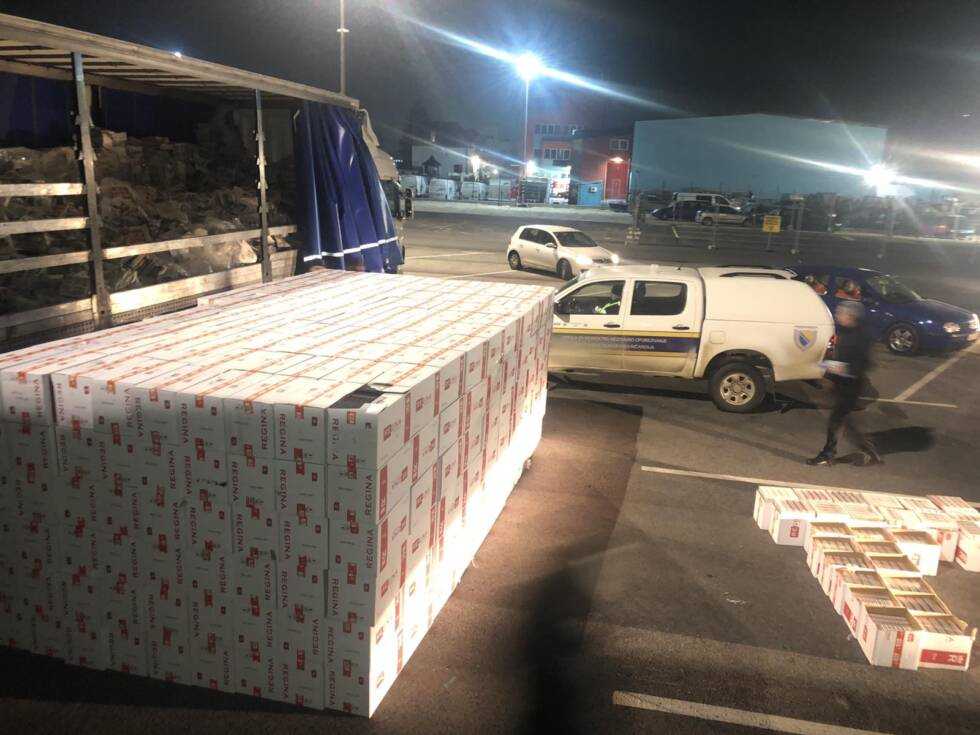 NAJVEĆI 'ULOV' IKADA: Zaplijenjene cigarete u vrijednosti 1.600.000 KM