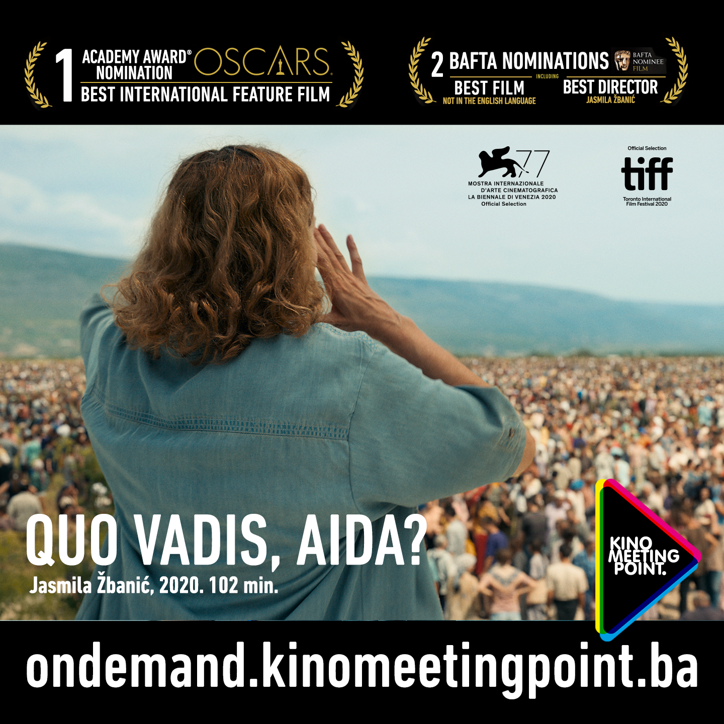 Kandidat Bosne i Hercegovine, “Quo Vadis, Aida?” Jasmile Žbanić, osvojio nominaciju za Oscar