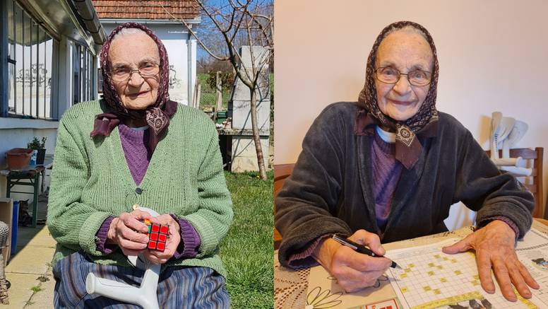 Baka Ana (99) Rubikovu kocku složi za samo nekoliko minuta