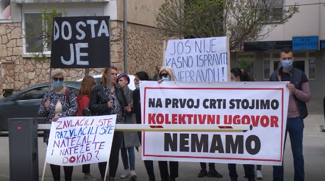 Mostar: Zdravstveni djelatnici u HNŽ nastavili štrajk