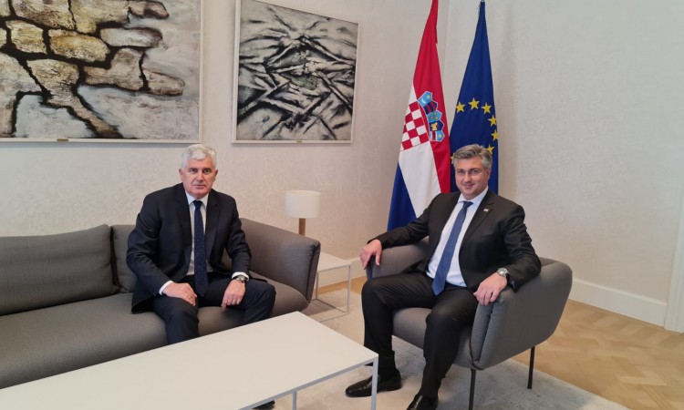 Čović u Zagrebu kod Plenkovića