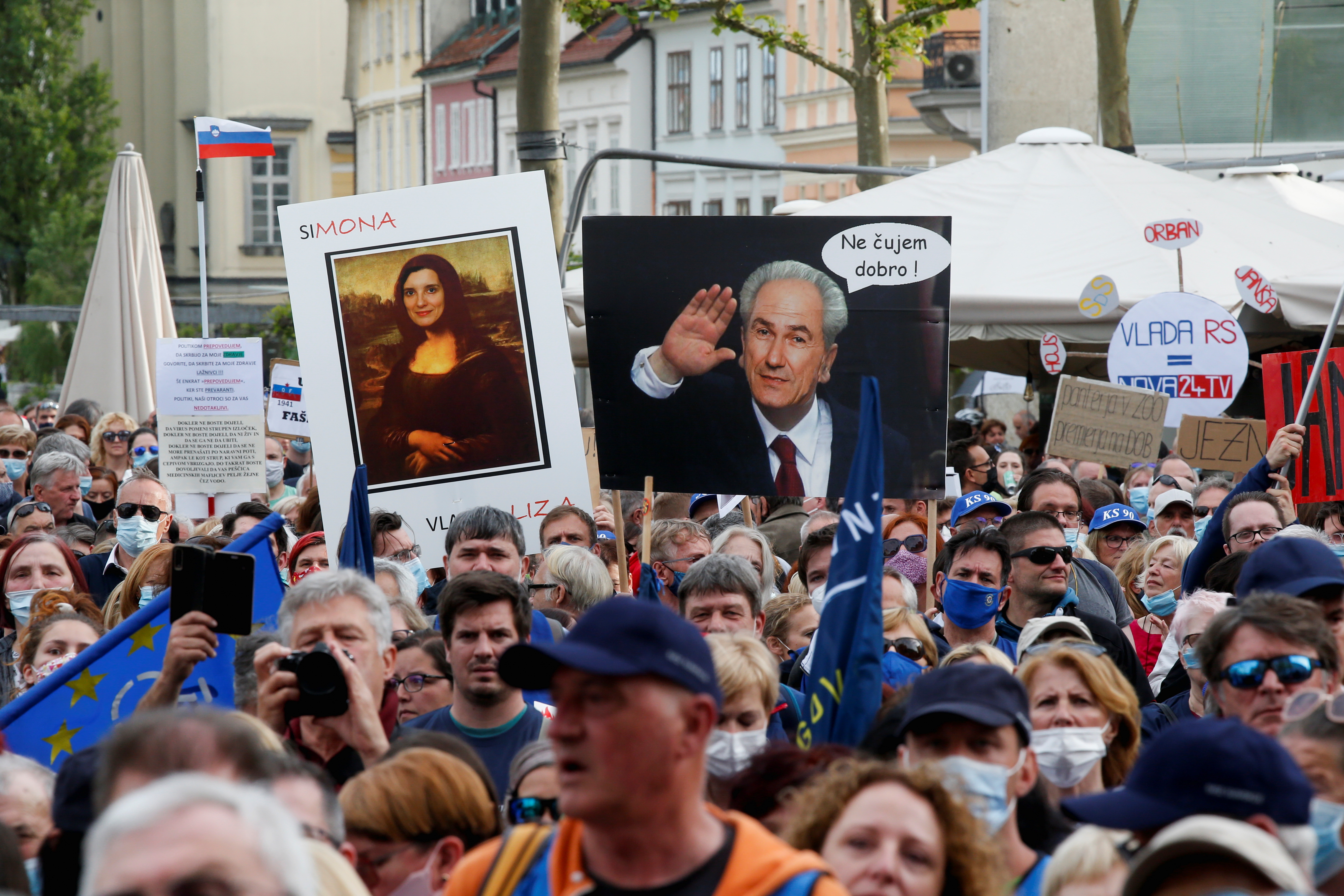 JANŠA NEMA PODRŠKU: Veliki antivladini prosvjedi u Ljubljani