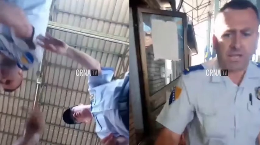 VIDEO: Granični policajac razbio telefon zbog korona testa
