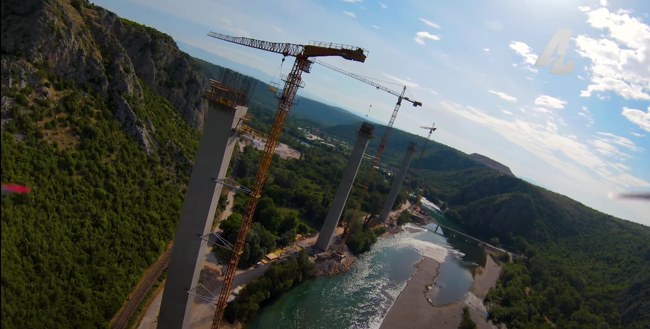 (VIDEO) Najveći most na koridoru Vc