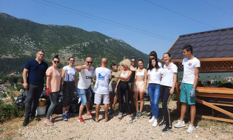 Eko HUB Blagaj održao akciju čišćenja na području Ljubinja