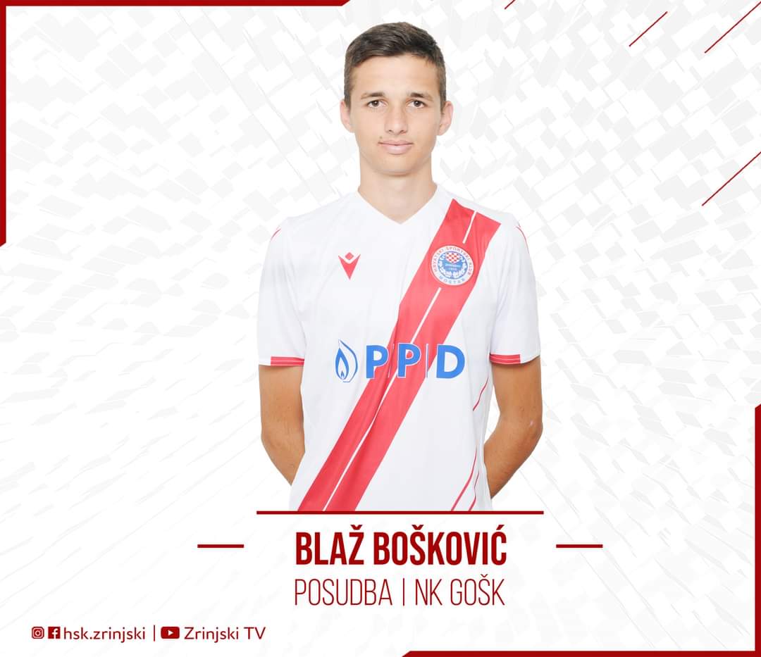 Zrinjski: Bošković na posudbu u Gabelu
