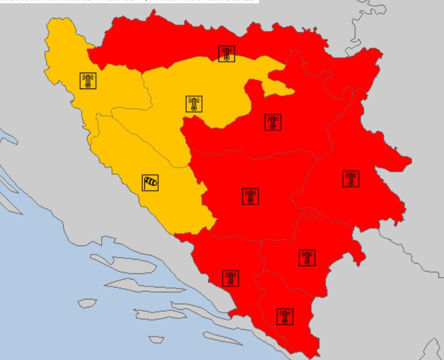 U Neumu već u 8h izmjeren 31 stupanj
