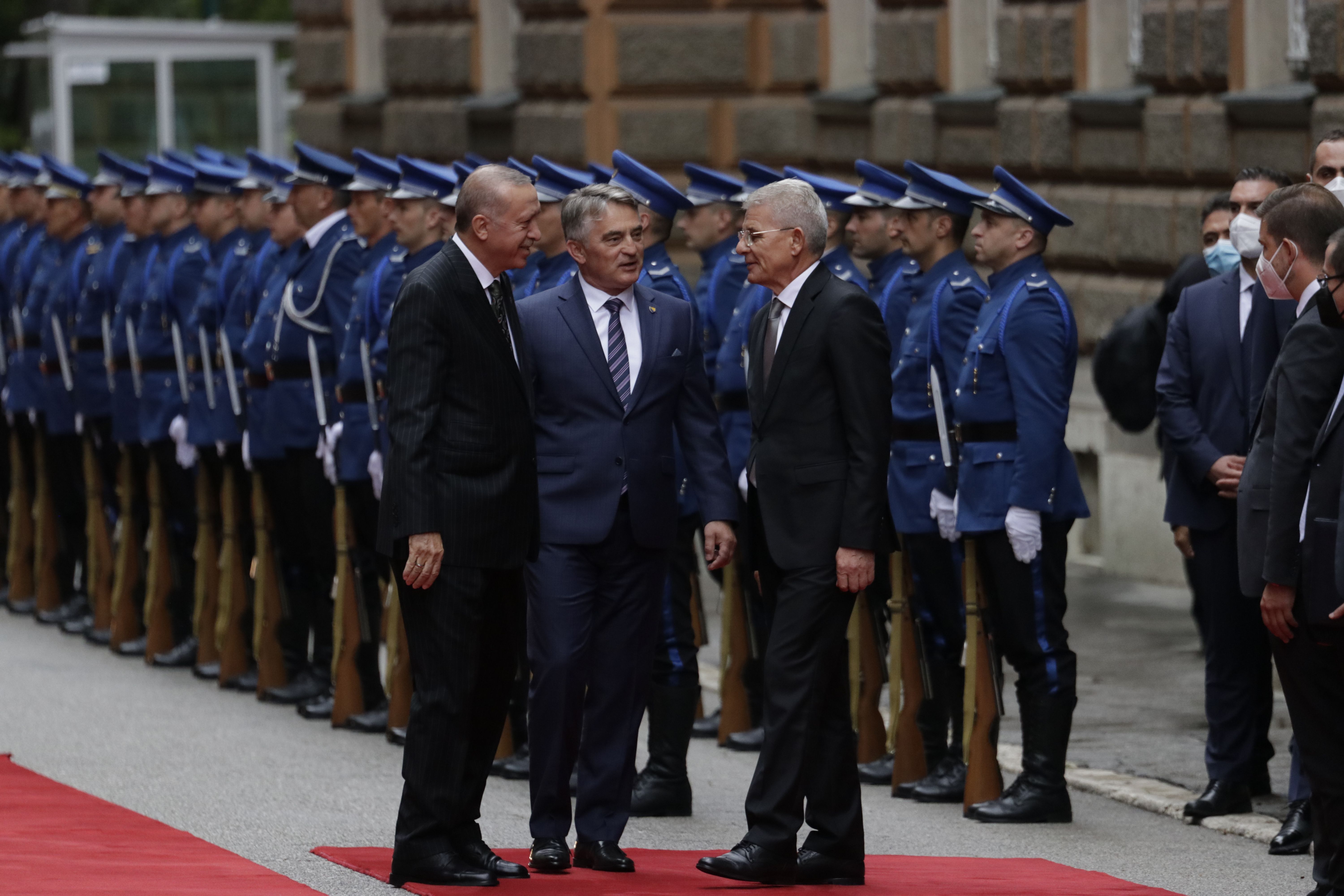 Erdogan stigao na sastanak s članovima Predsjedništva BiH