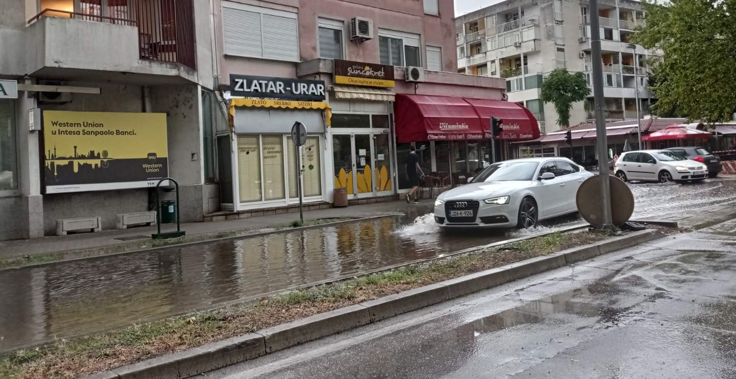 Jedna jača kiša i Mostar pliva za 5 minuta (VIDEO)