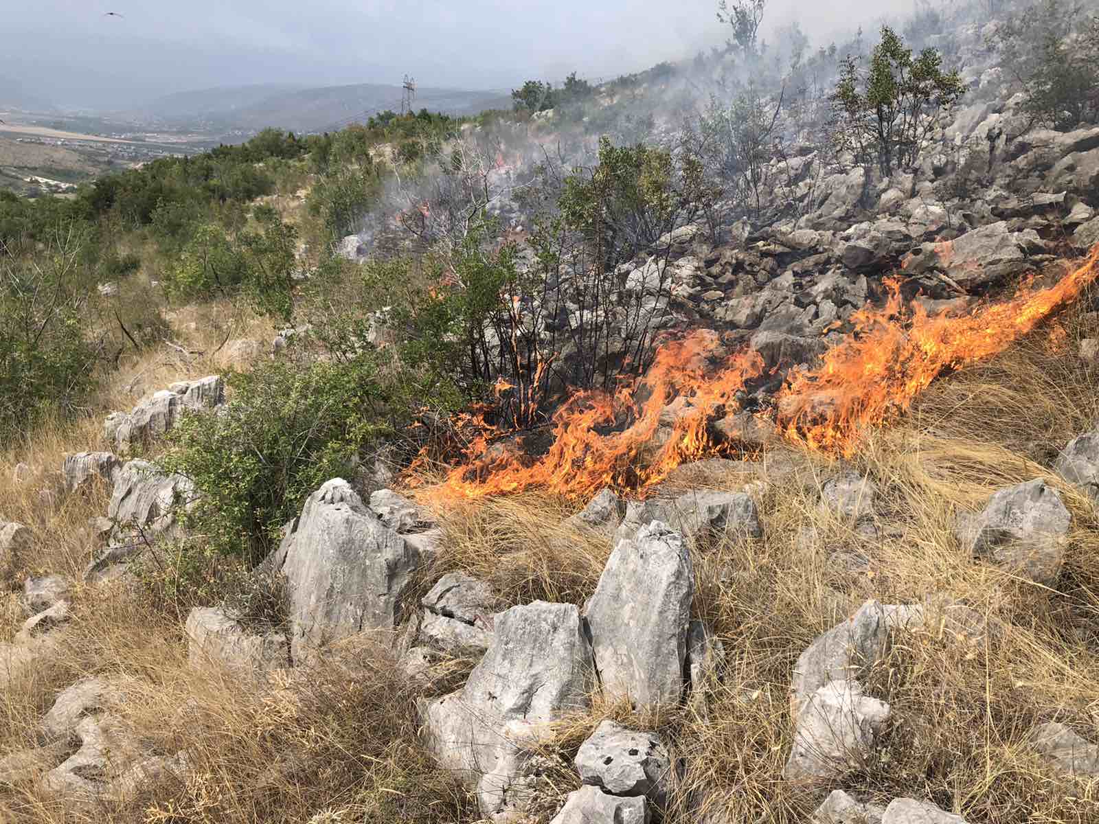 Aktivni požari po Hercegovini