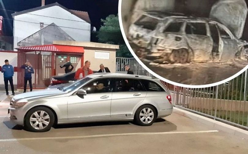 DOLIJALI NAPADAČI: Uhićene četiri osobe, napali suce, palicama razbili pa zapalili auto