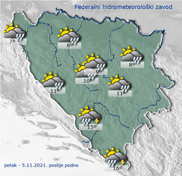 FHMZBiH: Vremenske prognoze pojedinaca mogu biti opasne