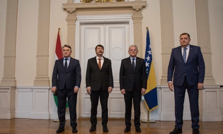 Članovi Predsjedništva BiH primili predsjednika Mađarske Ádera Jánosa