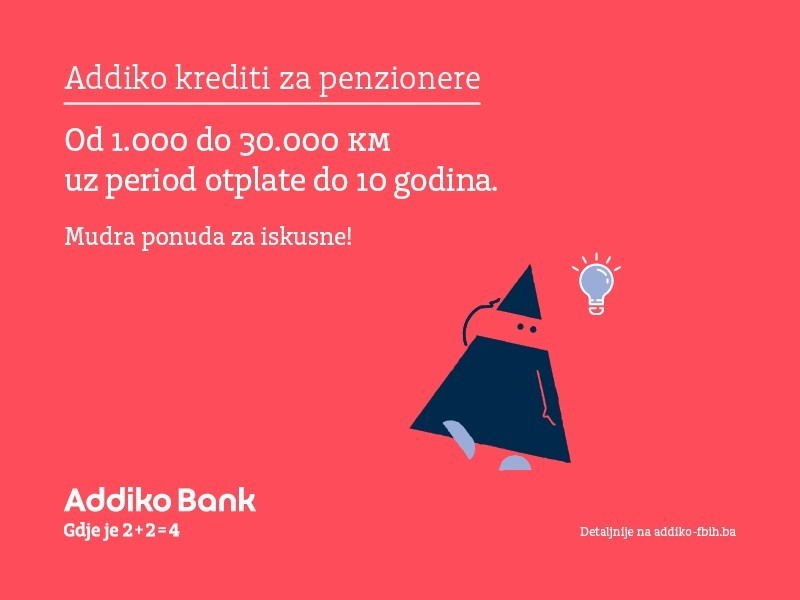 Addiko krediti za penzionere – mudra ponuda za iskusne