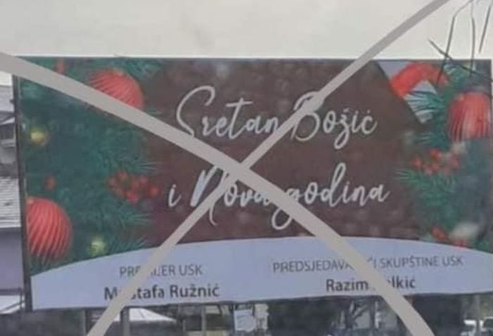 Načelnik Bužima zbog uklanjanja čestitke ostao bez većine, traži se njegova ostavka