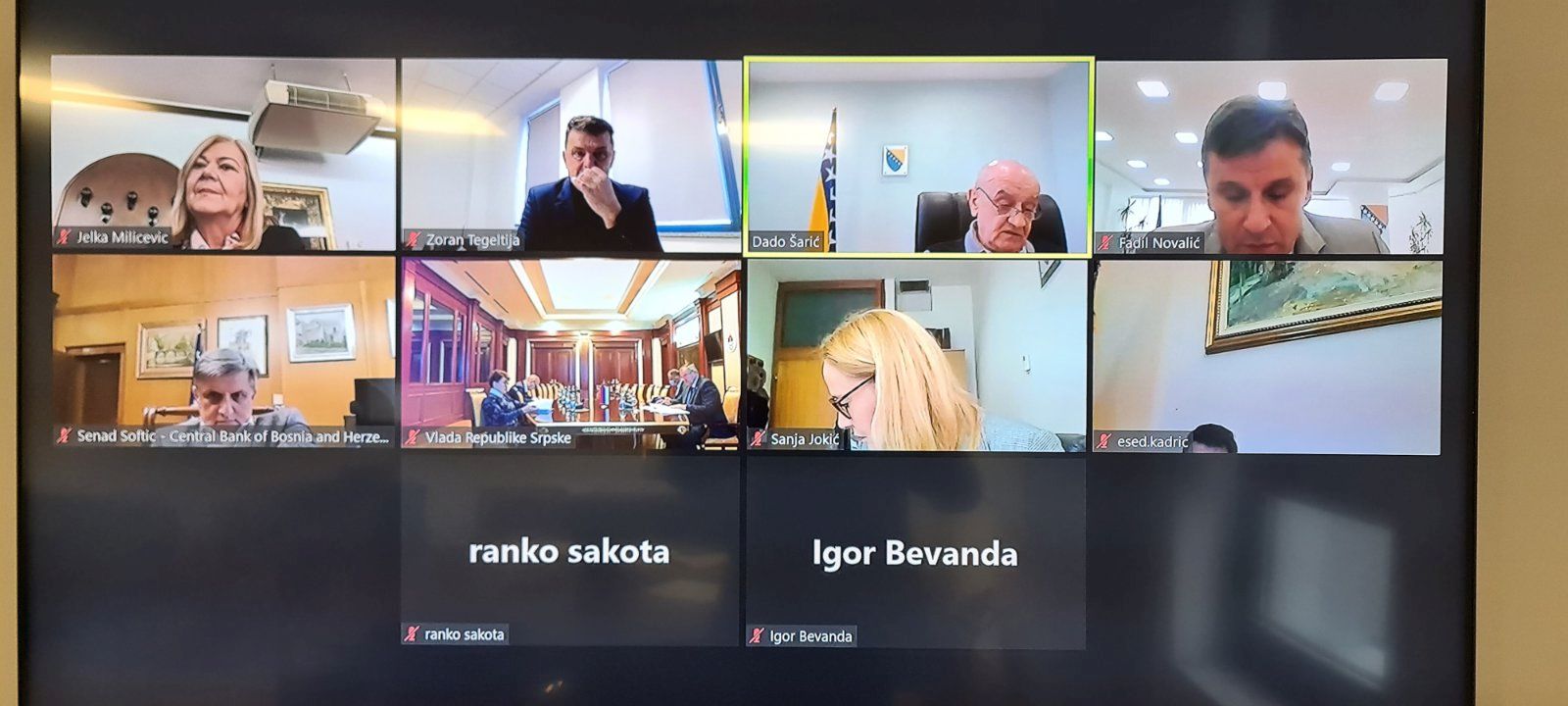 NAŠE VLASTI I DALJE TJERAJU PO SVOME: Fiskalno vijeće BiH jednoglasno odbio zahtjev MMF-a za održavanje sastanka