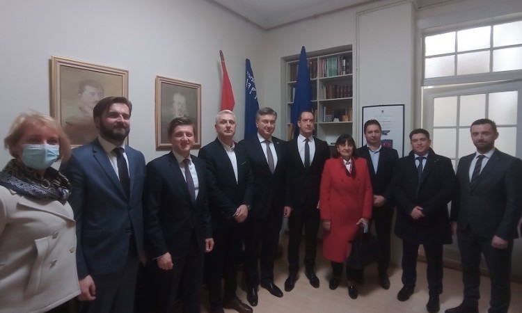 Plenković posjetio Središnjicu HKD Napredak