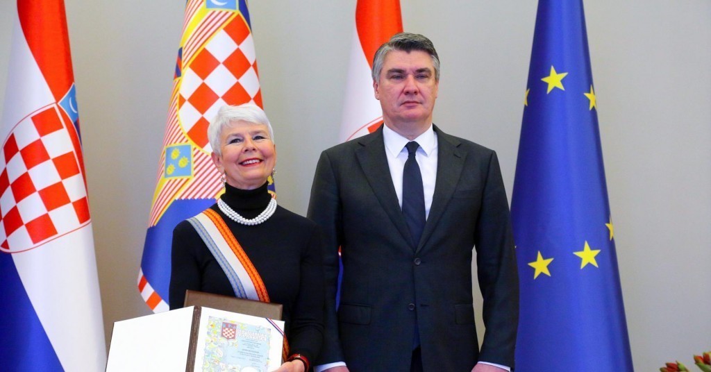 Milanović odlikovao bivšu premijerku Jadranku Kosor