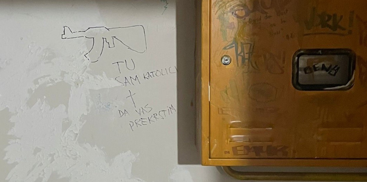 Psihički bolesnik prijetio katolicima