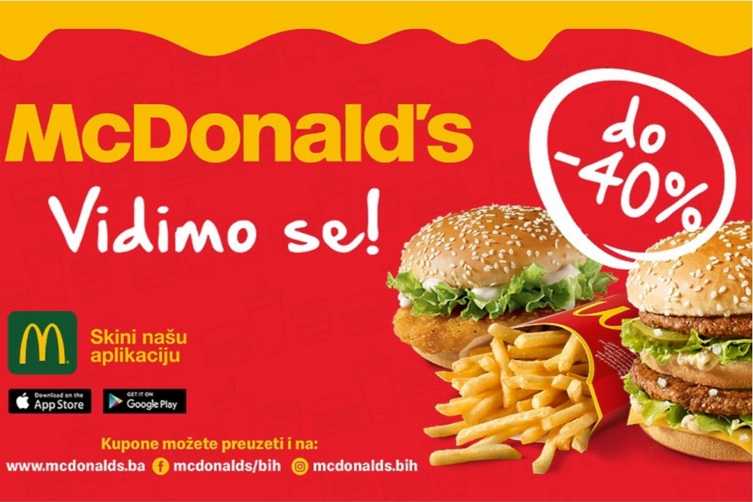 Omiljeni McDonald’s sendviči sa uštedama do 40%