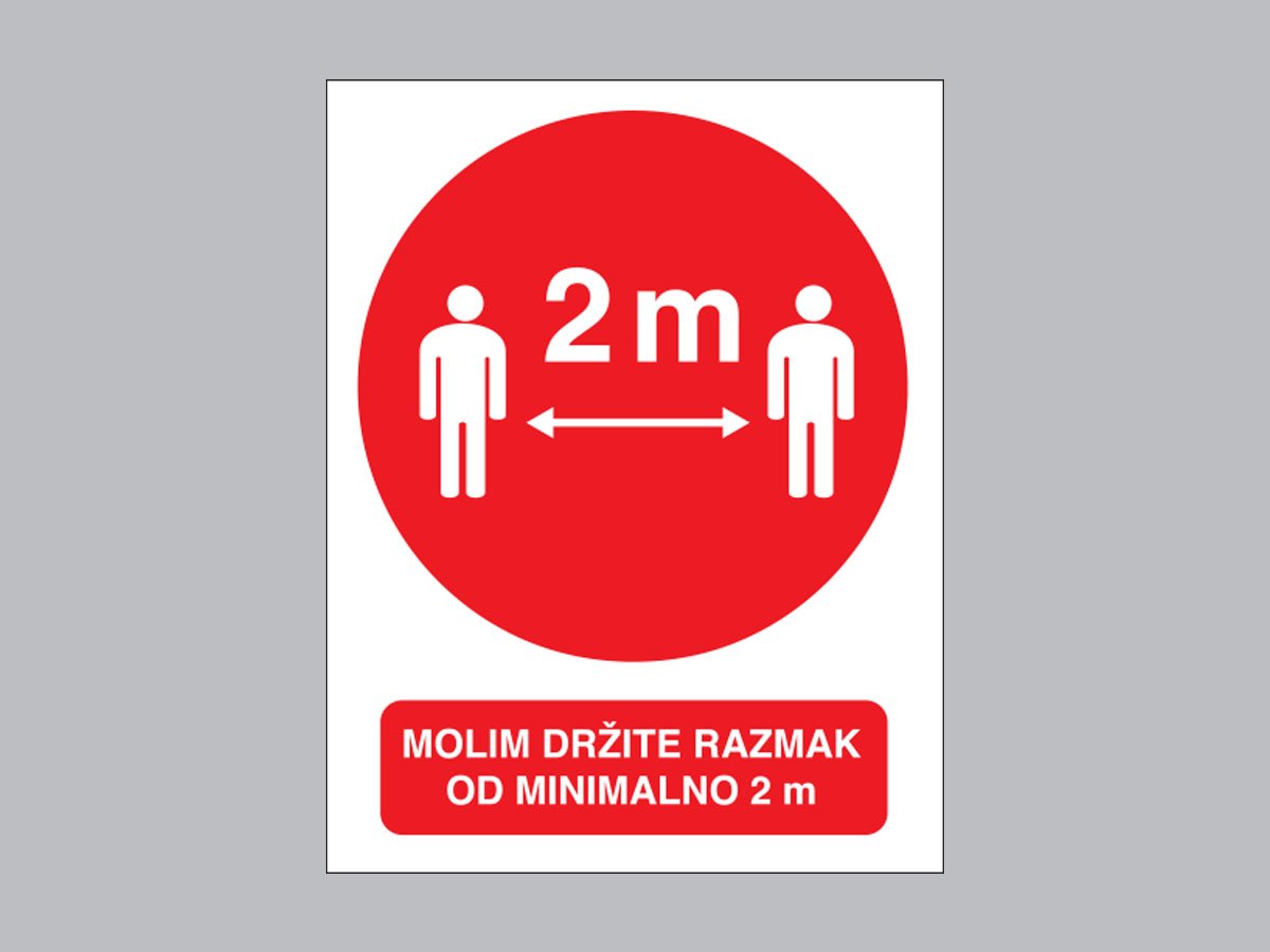 NOVE FEDERALNE MJERE: Obavezan razmak dva metra!